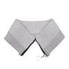 With Zipper Detachable False Collar Washable Rib False Collar Neck Scarf Shawl Wrap  Down Jacket