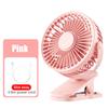 Usb Plug-in Portable Mini Clip-on Silent Fan 3-speed Desk Fan 360 Degree Rotatio Adjustable Student Office Fan For Bedroom