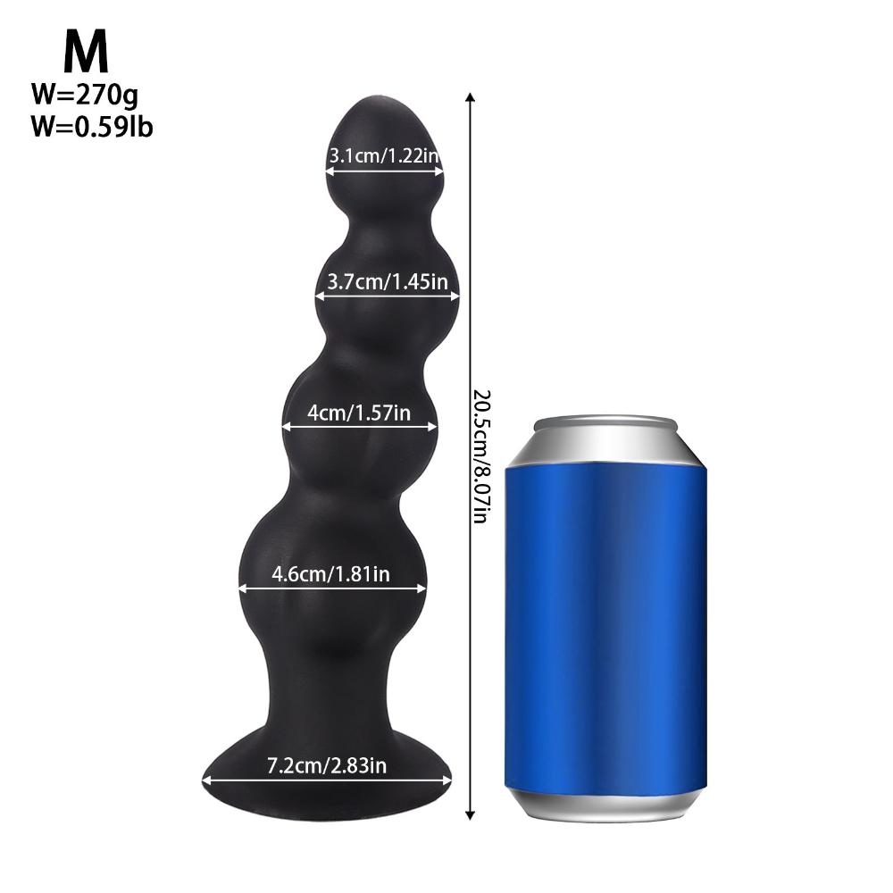 4-Ball Muscle Design Anal Plug – Prostate & G-Spot Massager for Men and Women, Adult Sensual Wellness Toy