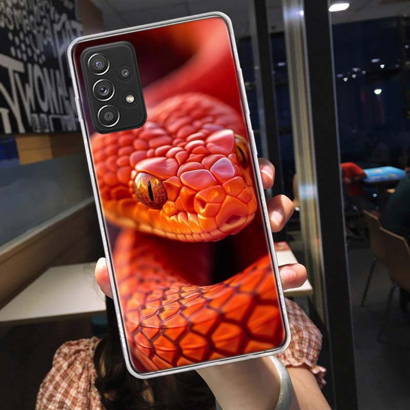 Forest Vipers And Pythons Phone Case for Samsung A54 A57 A37 A17 A14 A15 A12 A24 A34 A55 A35 A25 A52S A07 A05S A04S A22 A32 A72