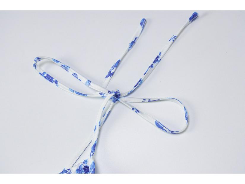 Letní květinové špagetové šaty pro ženy