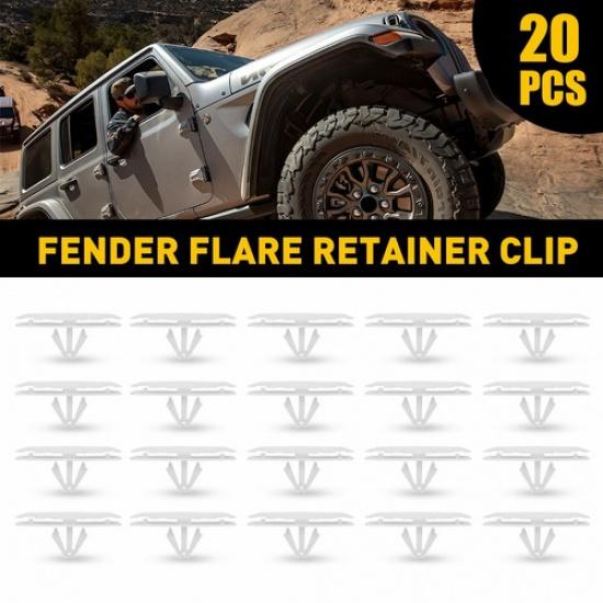 20X Fit Wrangler Jeep JL Gladiator  18-20 Fender Flare Clips Retainer