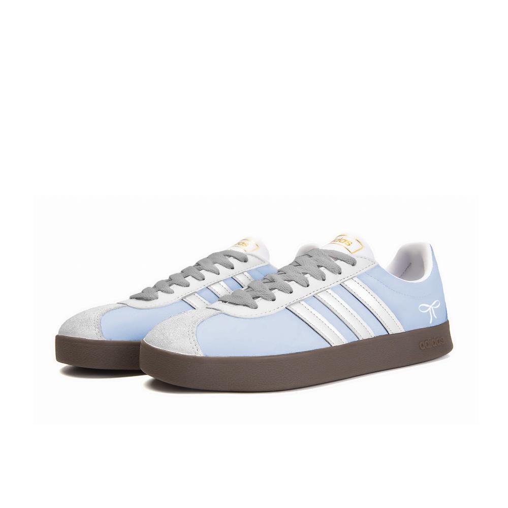 Adidas Neo VL Court 2.0 The Person I Love, Amber Slip Resistant Low top Skateboard Shoes Unisex Red White ID6015(Team189-)