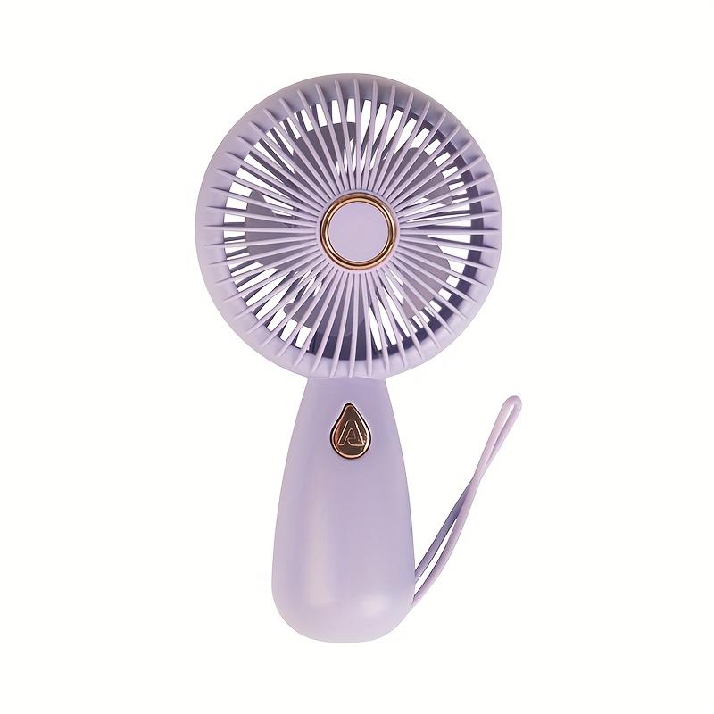 Small rechargeable personal cooling fan, portable, suitable for travel, indoor and outdoor use