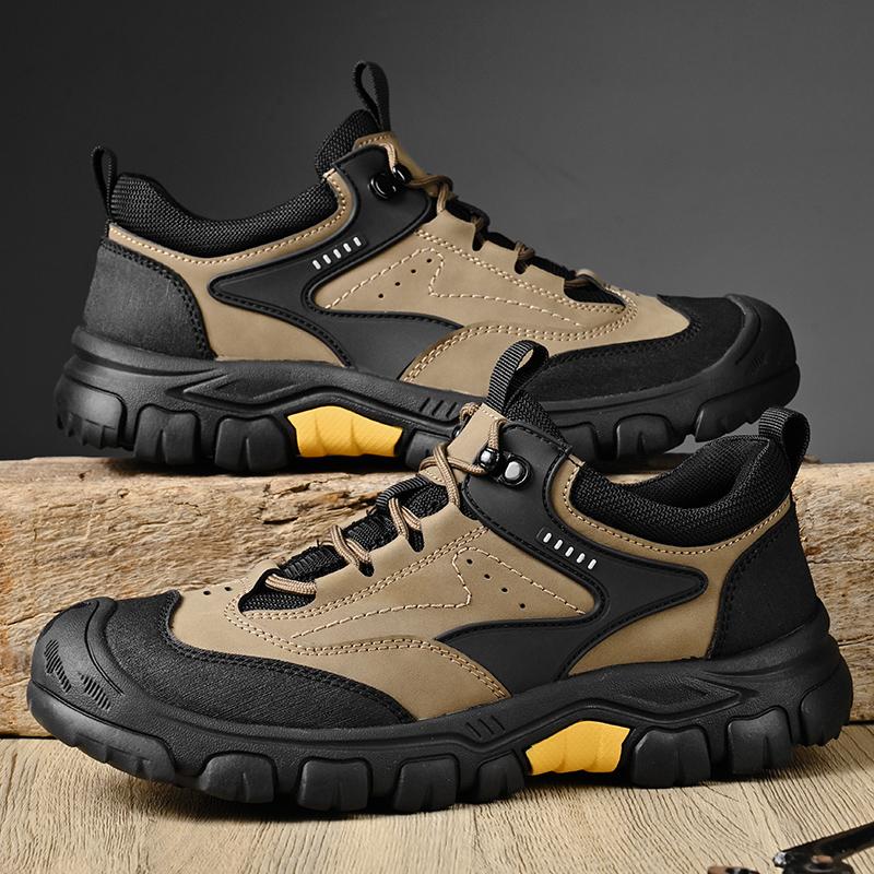 High Quality Brand Leather Shoes Soft SoleCasual Shoes Comfortable Travel Outdoor Mountaineering Anti Oversized Sports Shoes