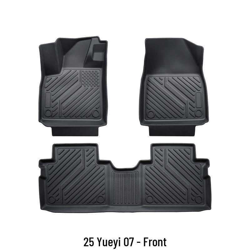 Compatible Yueyi 07 Floor Mats: Non-Slip, Wear-Resistant, Eco-Friendly TPE, Custom Fit for 25 Models.