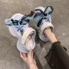 Thick-soled Slippers Beach Muffin Bag Head Shoes Women's 2025 New Cute Bow Cartoon Non-slip Hole Shoes Women's Models