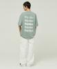 MAGOODGAN Swagver 3547 Back Art Oversized Khaki Short Sleeve Tee