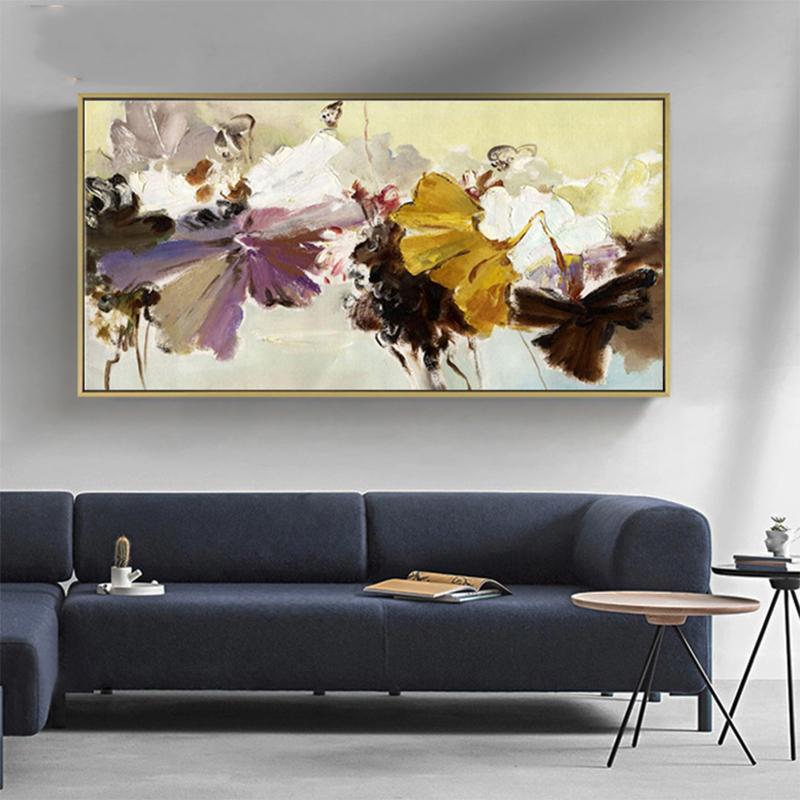 Abstraktní květiny Obrazy na plátně Abstraktní Pop Art Plátno Plakáty a tisky Květiny Moderní obrazy do obývacího pokoje Cuadros pozadí