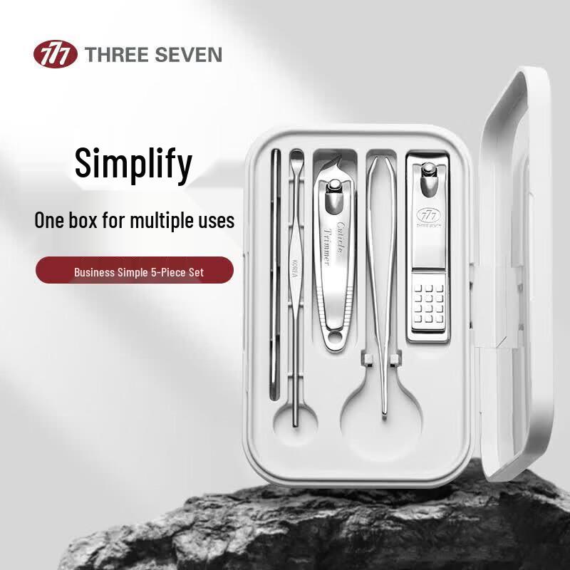 777 5-Piece Carbon Steel Manicure Set TSG-1567