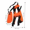 Orange Double Shoulder Strap Nylon Material Trimmer Shoulder Strap Durable Weed Eater Harness