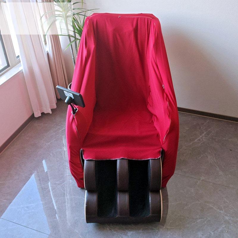 Sarkans masāžas krēsla putekļu pārvalks, Elastīgs