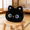 Genuine Snot Bear Black Cat Plush Hugging Pillow - Cute Lumbar Support Doll
