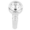 Trumpet Mouthpiece Metal Wind Musical Instrument Replacement Parts Accessories for Trumpeter Silver 3C