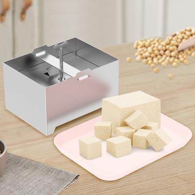 Hand Tofu Maker Stainless Steel Tofu Press Kit Adjustable Tofu Press Maker with Drip Tray Detachable Tofu Mold Kitchen Gadget