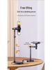 Rilipu Dual Device Adjustable Aluminum Phone Stand for Live Streaming and Overhead Shots