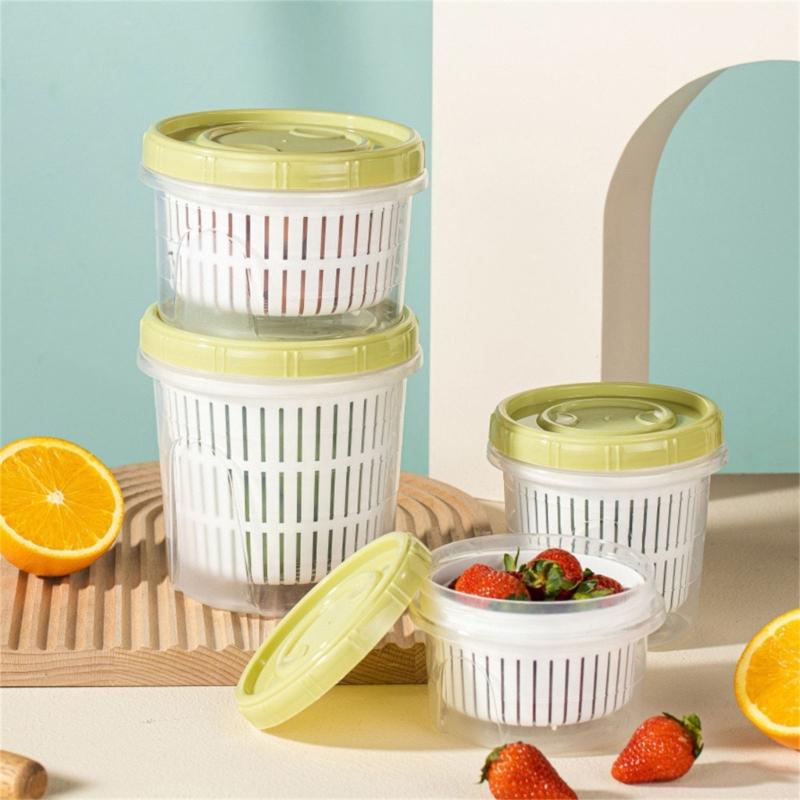 Effective Scallion Storage Container Portable Kitchen Scallion Freshness Keeping Container for Cooking Preparation