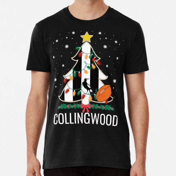 Merry Christmas Collingwood, Australian Chri S To 5XL Made In the AU/USA T-Shirt