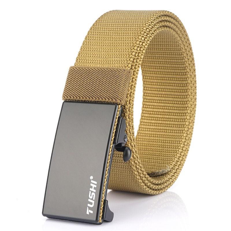 2020 3.5 Thick Nylon Belt All-match Casual Outdoor Pants Automatic Buckle