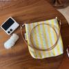 Large Capacity Crossbody Bag Women Casual Simple Canvas Shoulder Bag Cute Small Cloth Crossbody Phone Bag Purses Handbags