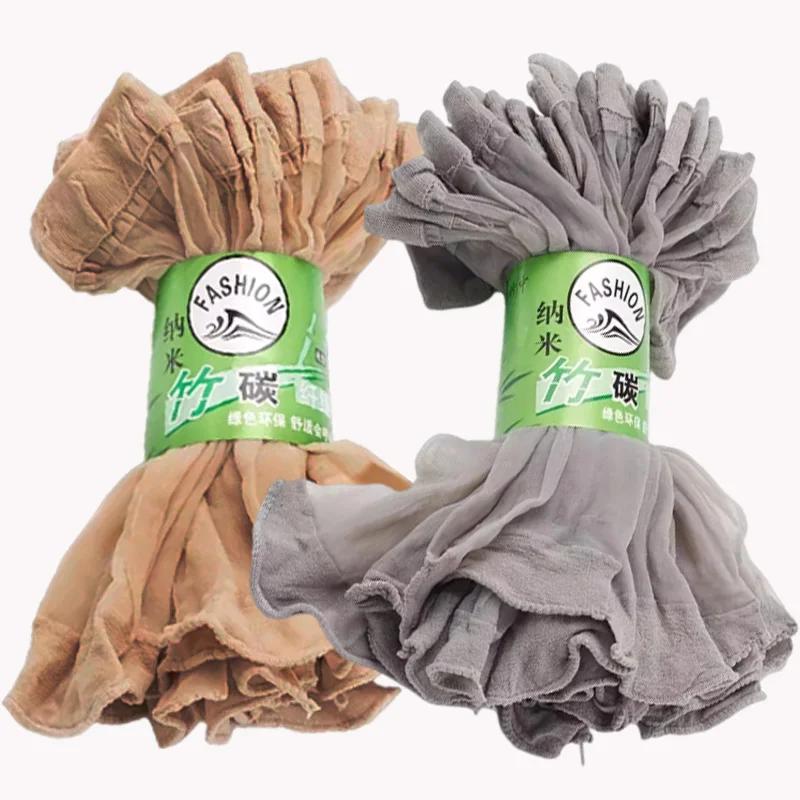High Quality Women Velvet Socks Pack Female Summer Thin Silk Transparent Black Sock Sexy Ankle Nylon Solid Color Stockings
