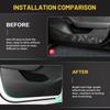 Door Anti-Kick Pad carbon fiber Protector Stickers For Tesla Model 3 Model Y Accessories Car-styling
