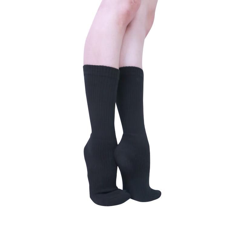 

Детские хлопковые нескользящие носки для танцев средней длины One Size (EU 32-37)