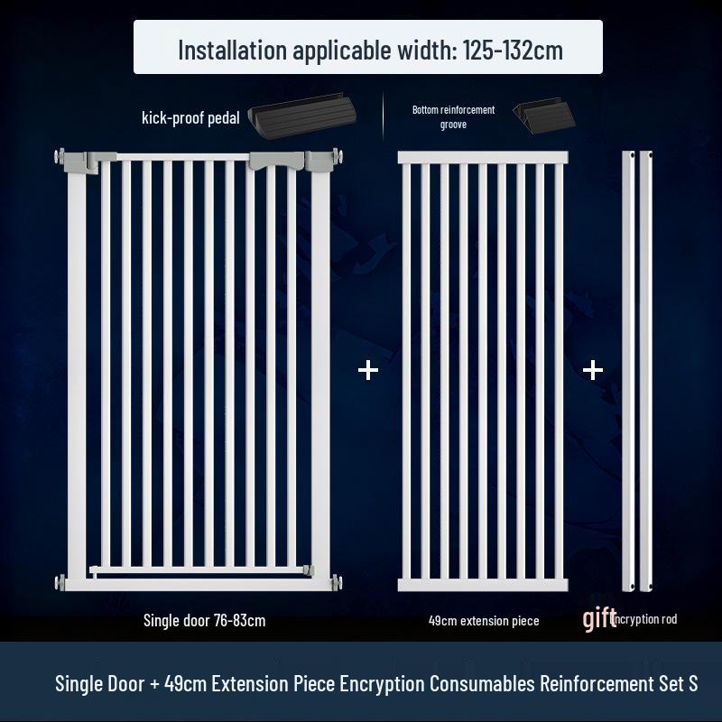 Cat Door Barrier: Auto-Close Pet Gate for Indoor, Balcony, or Stairway - No Drilling Needed