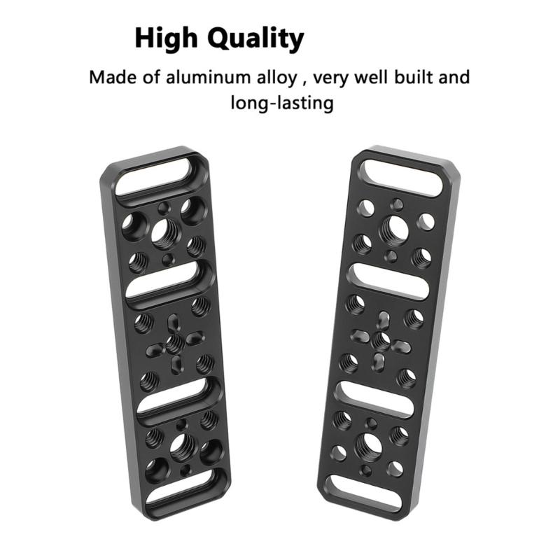 Multifunction Mounting Plate Cheese Plate With 1/4inch-20 And 3/8inch-16 Connection Board For Photographic Equipment