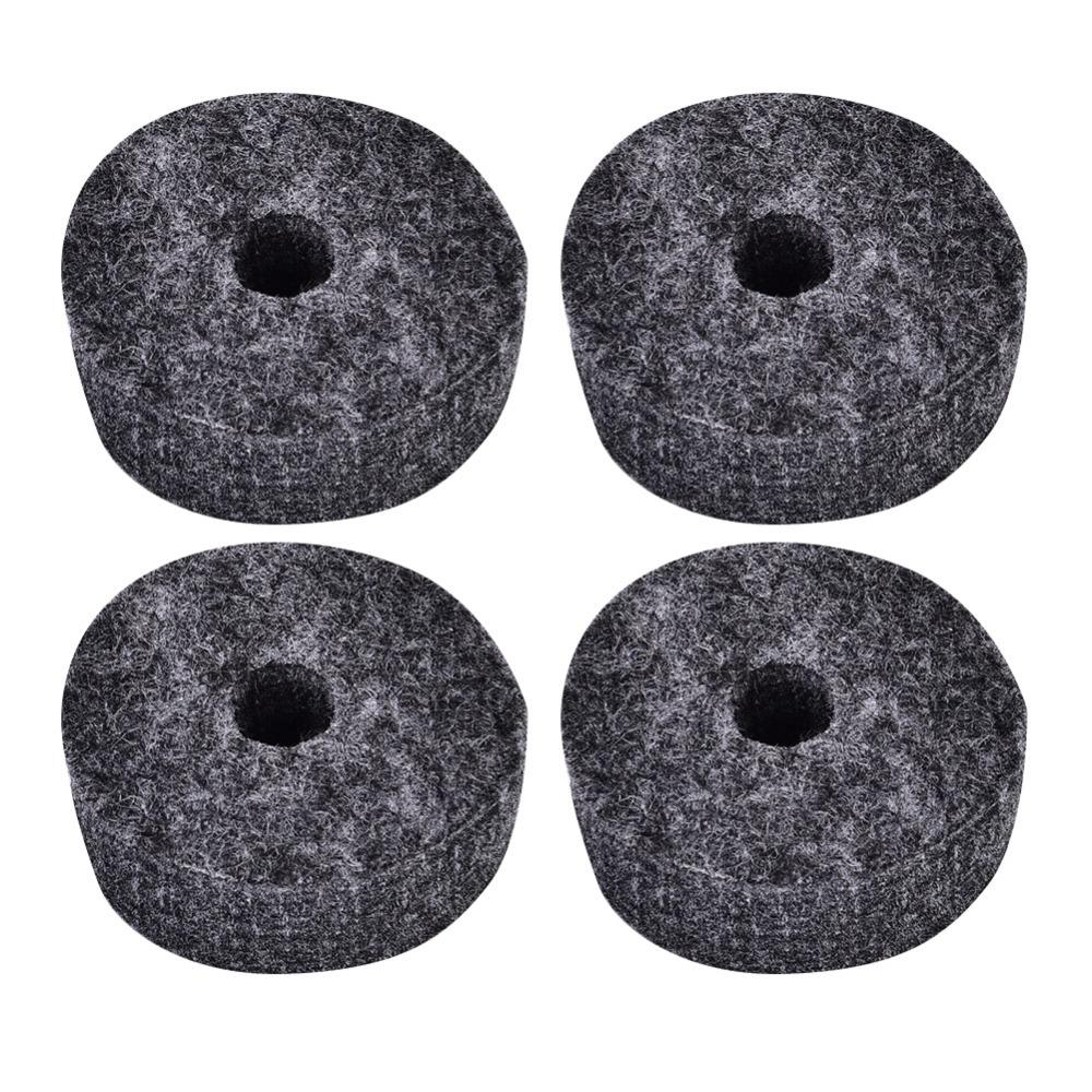 Black + Silver+Grey Cymbal Replacement Parts Felt + Plastic+Metal Hi-Hat Clutch Felt For Drum Set