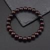 5A Natural Garnet Stone Femme Wine Red Bead Bracelet Women Bangle Men Bracelet Lucky Energy Healing Jewelry Valentine's Day Gift