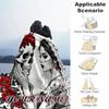 1PC Custom Name Day Dead Romance flannel blanket versatile,all-season throw suitable for the living room,bedroom,camping,travel,and gift