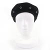 Great HERMES beret Saint Honoré Serie Metal black cashmere Women 57 Used