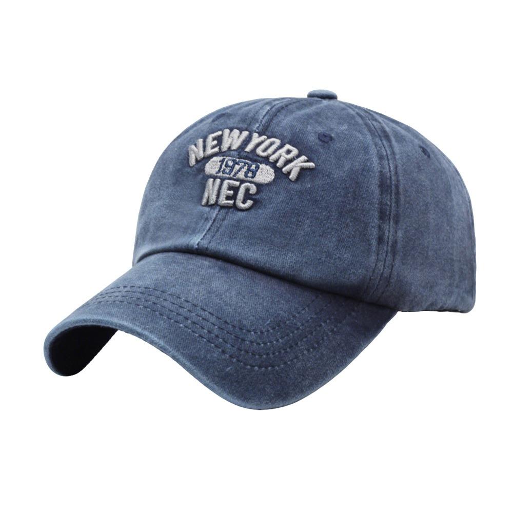 NEW YORK 1978 Embroidery Baseball Cap Washed Snapback Baseball Cap  For Man Women Outdoor Sports