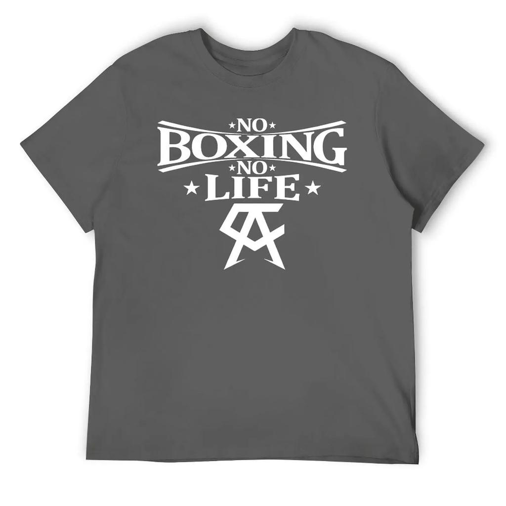 Canelos Alvarez No Boxing No Life Essential 4 Top Tee Graphic Vintage T-shirt Round Neck  Sports  Geek Fitness USA Size
