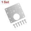 1/2/4Pcs Kitchen Cabinet Hinge Repair Plate Stainless Steel Furniture Drawer Hinge Fixing Plate Table Cabinet Window Door Repair