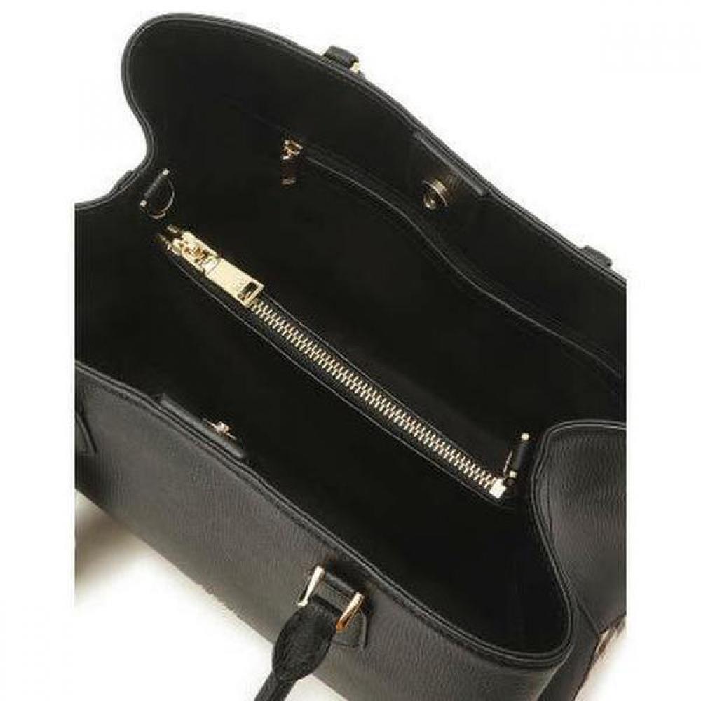 Daks Black Check Leather Tote Bag Dcba2e122bk