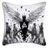 World Famous Rock Band Linkin P-Park Pillow Covers Sofa Decorative Home Double-Sided Printing Short Plush Cute Cushion Cover