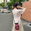 Dopamine Style Fashionable Crossbody Bag Cartoon Printed Shoulder Bag Phone Pouch  Casual Style