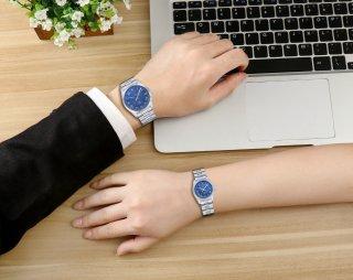 Taendi Diamond Couple Metal Watch Ts-303