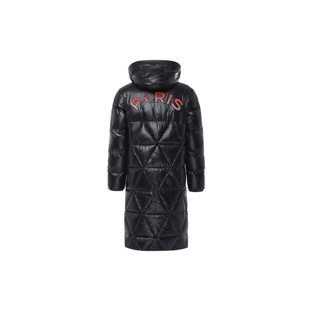 Jordan Paris Saint Germain Puffer Jacket Men's Gray Black FV7743-045