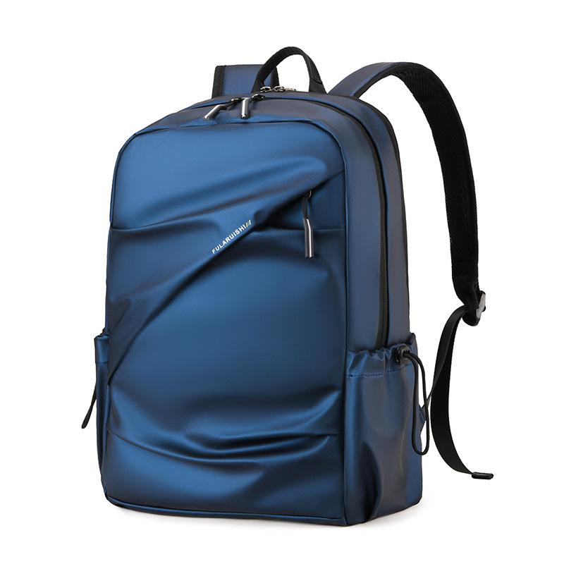 

Рюкзак великої місткості Дорожня сумка для відпочинку Чоловічий діловий шкільний портфель для комп’ютера синій