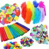 1000x Crafts for Kids Ages 4-8, DIY School Supplies, Age 4-6, 8-12 Toddlers Craft Materials Set
