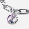 ME Series 925 Silver Chained ME Wire Heart Medallion Marry Double Link Charm Fit Original Bracelet Accessories