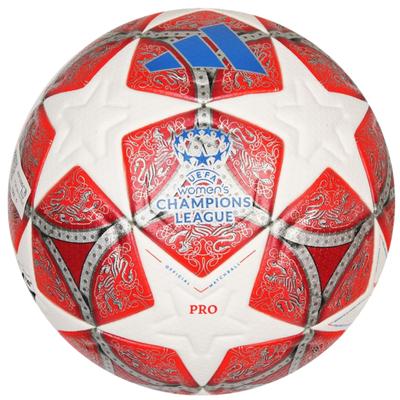 Adidas Balón UEFA Champions League Femenina Calidad Pro FIFA, Balón de Fútbol Femenino rojo