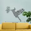 1Pc Hummingbird Metal Wall Art, Handmade Iron Sculpture for Indoor Outdoor Home Decor & Holiday Gift
