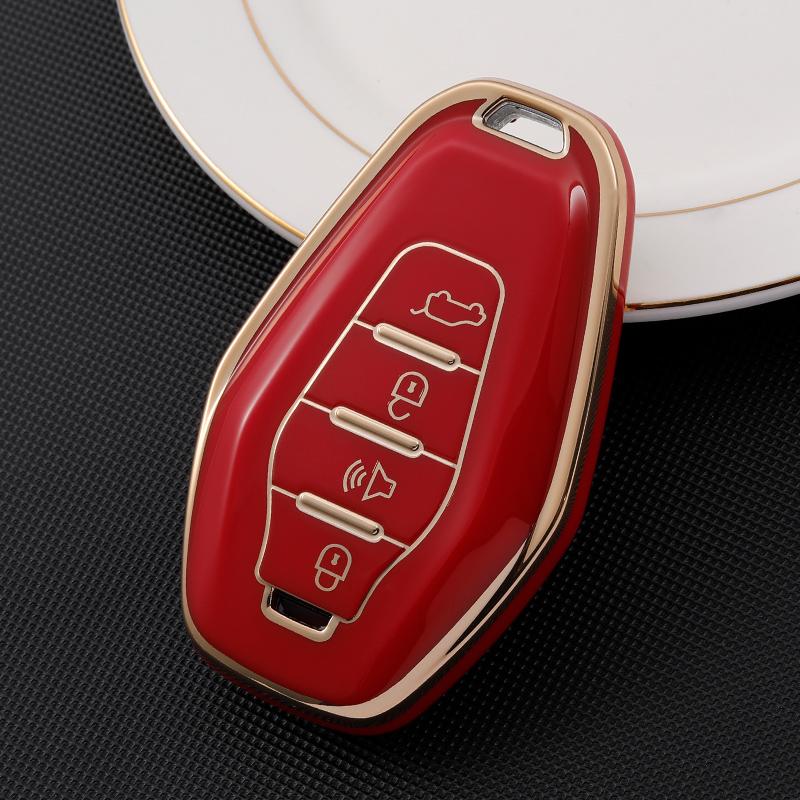 

Soft TPU Car Key Case Cover Shell Fob for Chery Jetour X70 X90 X95 Plus 2020 2026 2026 Remote Holder Keychain Accessories