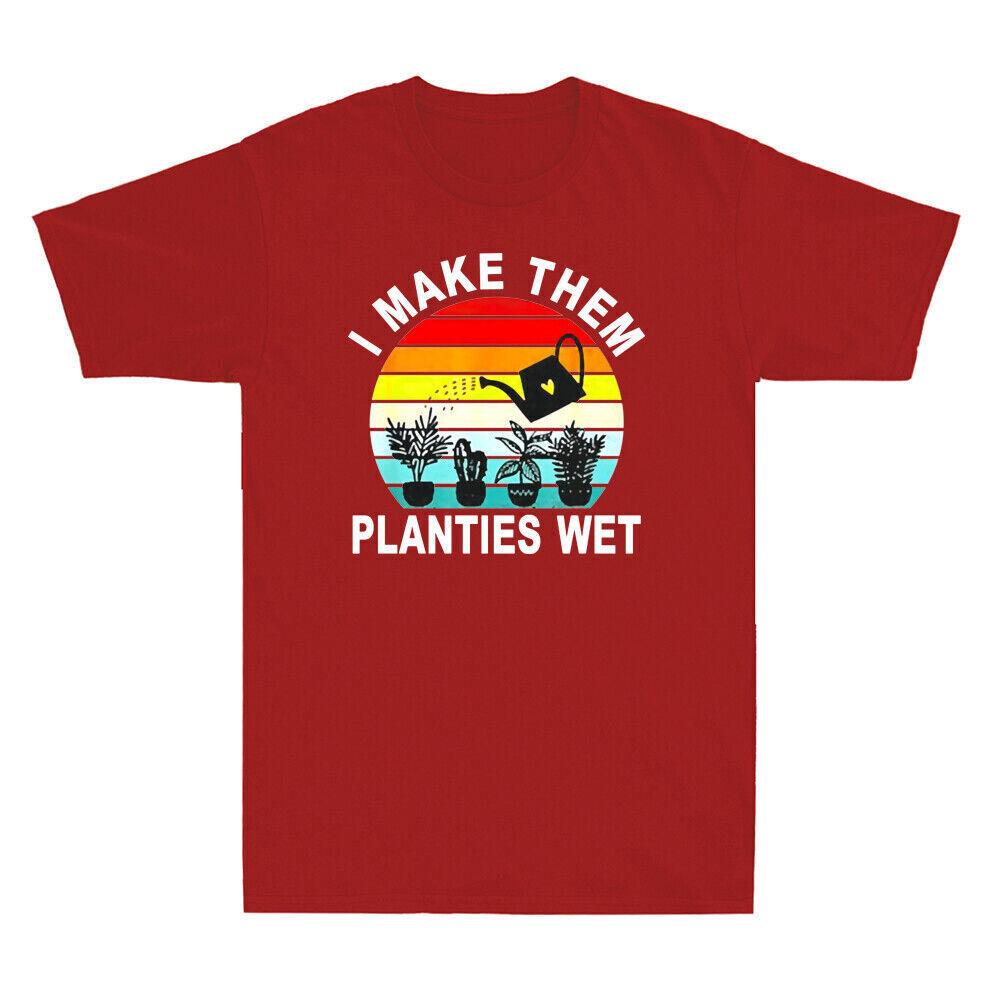 Gardener Gardening I Make Them Planties Wet Vintage Men s Short Sleeve T-Shirt S разноцветный