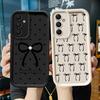 Cartoon Bow Phone Cover Case for Samsung Galaxy A16 A56 A12 A13 A34 A51 A73 A15 A53 A54 A23 A35 A36 A71 A72 A26 A32
