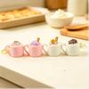 Sundae Ice Cream Mug Keycap Clicker Keychain 3D Printed Cute Fidget Toy Small Christmas Gift for Kids Teens